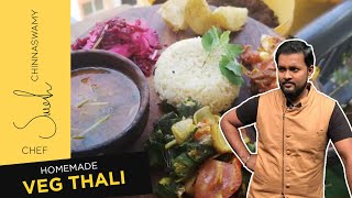 7 விதமான உணவுகளை 20 நிமிடத்தில் வீட்டிலேயே செய்யலாம் veg thali chef suresh taste of nation [upl. by Placido]