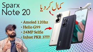 Sparx Note 20  Amoled120hz24MPSelfie33W [upl. by Gladstone]