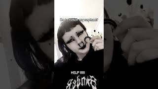 Septum strech Big ring septumpiercing nosepiercing makeup [upl. by Nerraj353]