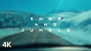 Relaxing Snowy Drive  Driving at Tuskestan Road  Iran ASMR 4K [upl. by Eimor]