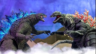 Legendary Godzilla vs Godzilla Ultima an Epic Battle Stop Motion [upl. by Jeanne]