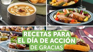 Recetas para el Día de Acción de Gracias  Kiwilimón [upl. by Drofdeb175]