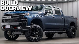 BUILD OVERVIEW Lifted 2020 Chevy Silverado  6 Inch Rough Country Lift  22x12 Fuel Blitz Wheels [upl. by Par301]