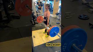 110 kg Deadlift with 51 kg bodyweight🔥🫶 deadlifts strengthtraining [upl. by Aphrodite]