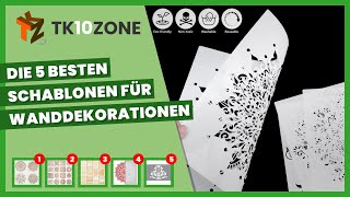 Die 5 besten Schablonen für Wanddekorationen [upl. by Chew]