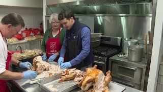 Helena Salvation Army prepares to feed hundreds on Thanksgiving [upl. by Anaujat]