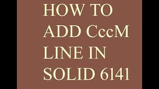 HOW TO ADD CLINE AT SOLID 6141 SETUP BOX [upl. by Eednac]