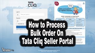 How to Process Bulk Order On Tata Cliq Seller Portal  Step by Step Order Process in Hindi [upl. by Snyder]