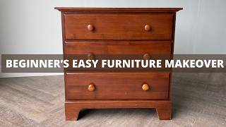 Amazon Furniture Makeover for BEGINNERS  5 EASY Steps [upl. by Bowne]