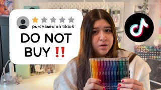 i tested 1star tiktok art supplies… [upl. by Asert]