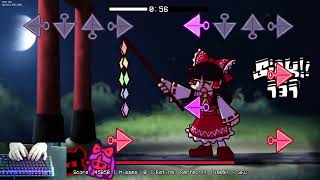 FNFTOUHOU MOD YOUKAI OF THE DARK 100 FULLCOMBO PFC [upl. by Enayr178]