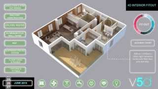 4d interior fitout animation [upl. by Raff]