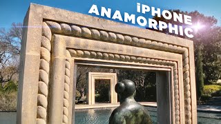 How To Shoot Anamorphic Using iPhone Cinematic Mode [upl. by Eyssej]