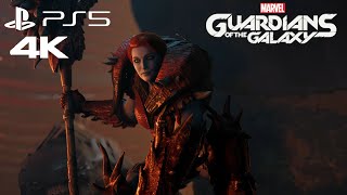 Marvels Guardians of the Galaxy  The Guardians Meet Lady Hellbender 4K PS5 [upl. by Cordova727]