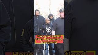 Have you noticed Floyd Mayweathers bodyguards They have to follow these three rules and the last [upl. by Aierbma492]