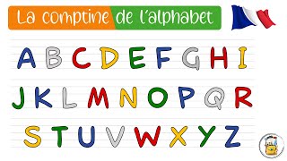 Apprendre La Comptine De LAlphabet Pour Les Enfants  Les Lettres De LAlphabet En Français [upl. by Lemuel]