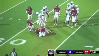 Prattville 30 Tuscaloosa County 0 PLN Highlights [upl. by Anitnerolf38]