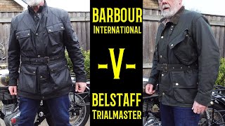 Classic BARBOUR International amp BELSTAFF Trialmaster Bike jackets comparison which is the BEST [upl. by Papert]