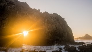 Peering Through the Keyhole  A Lonely Sunset on Pfeiffer Beach [upl. by Daigle]