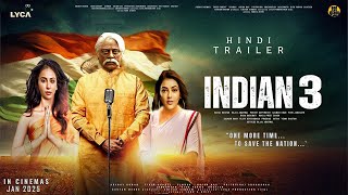 Indian 3  Hindi Trailer  Kamal Hassan  Kajal Aggarwal  Shankar  Lyca Production [upl. by Idur]