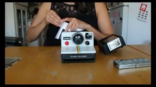 How to Load Film into SX70 OneStep Rainbow Polaroid [upl. by Lemar]