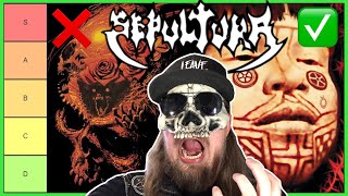 SEPULTURA Albums RANKED Best To WORST [upl. by Ntsuj]