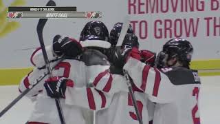 2023 World U17 Hockey Challenge Highlights  Canada White vs USA Day 4 [upl. by Zacharie130]