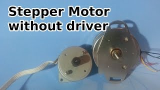 How to Run a Stepper Motor Without a Driver [upl. by Codel]