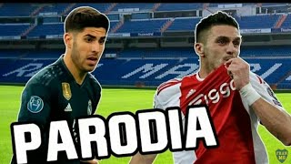 Canción Real Madrid vs Ajax Parodia Con calma daddy yankee [upl. by Arramahs473]