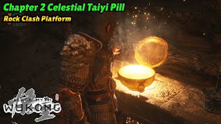 Black Myth Wukong Chapter 2 Celestial Taiyi Pill Location Rock Clash Platform [upl. by Kennet]