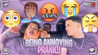 BEING ANNOYING PRANK ON NICK amp DBANDS THEY GET HEATED [upl. by Ettezus]