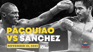 PACQUIAO vs SANCHEZ  November 10 2001 [upl. by Eisenberg]