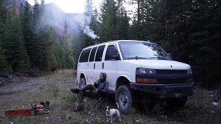 One LAST glimpse of summer in the Rockies  Van Life camping [upl. by Krishna]