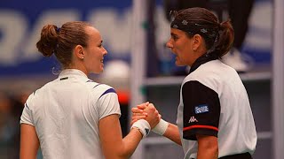 Martina Hingis vs Conchita Martinez 2000 Australian Open SF Highlights [upl. by Anirtac]