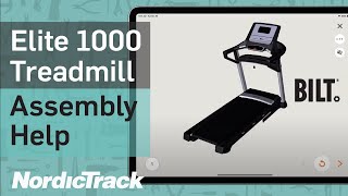 Elite 1000 Treadmill NTL990201 How to Assemble [upl. by Rochester]