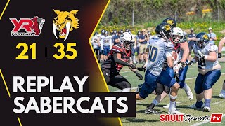 AA JR VARSITY OSFL FOOTBALL ACTION  YORK LIONS VS SAULT SABERCATS [upl. by Norit]