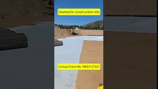 geotextile construction geomembrane geotextile geopolymer construction landfill mining [upl. by Sral]