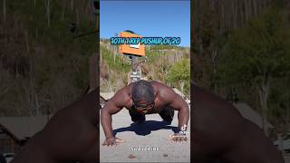 This works the chest shoulder and tricep all in 1 rep 😯 lets do one thankyou shorts pushups [upl. by Strepphon]