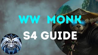 Windwalker Monk Season 4 Dragonflight WoW Beginners M Guide [upl. by Sands]