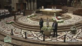 13 maggio 2017 la statua della Madonna Pellegrina è giunta in Duomo CHIESA TV 195 [upl. by Luther356]