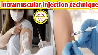 Intramuscular IM Injectionintramuscular injection procedure IM injection Kase lagai [upl. by Llenrad]