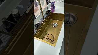 Multifunctional Kitchen Sink Design  shorts youtubeshorts kitchen sink luxury modular [upl. by Gnouhp]