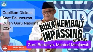 Buka Kembali Inpassing  Harapan Baru untuk Guru Non PNS  Buat Guru Tersenyum [upl. by Notxap]