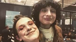 MILLIE BOBBY BROWN amp FINN WOLFHARD CUTE MOMENTS [upl. by Nyrak514]