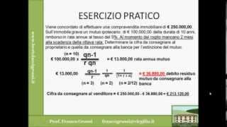 MATEMATICA FINANZIARIA LEZIONE 8 [upl. by Akienahs]