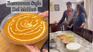 Restaurant Style Dal Makhni  मेहमानों के लिये बनाया बहुत सारा लाजवाब खाना [upl. by Asilegna702]