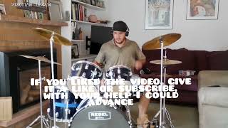 Whiplash song Metallica drum cover by Nottodaydrums metallica BlueMesaBand suscribete [upl. by Rohn]