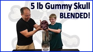 Worlds Largest Gummy Skull  Blended  Crude Brothers [upl. by Anyahc]