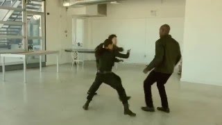 Anais Almonte Movie Stunt Fight Choreography [upl. by Syramad282]