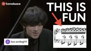 Yunchan Lim 임윤찬 LAUGHS in the face of Liszts hardest piece Feux follets [upl. by Nikos]